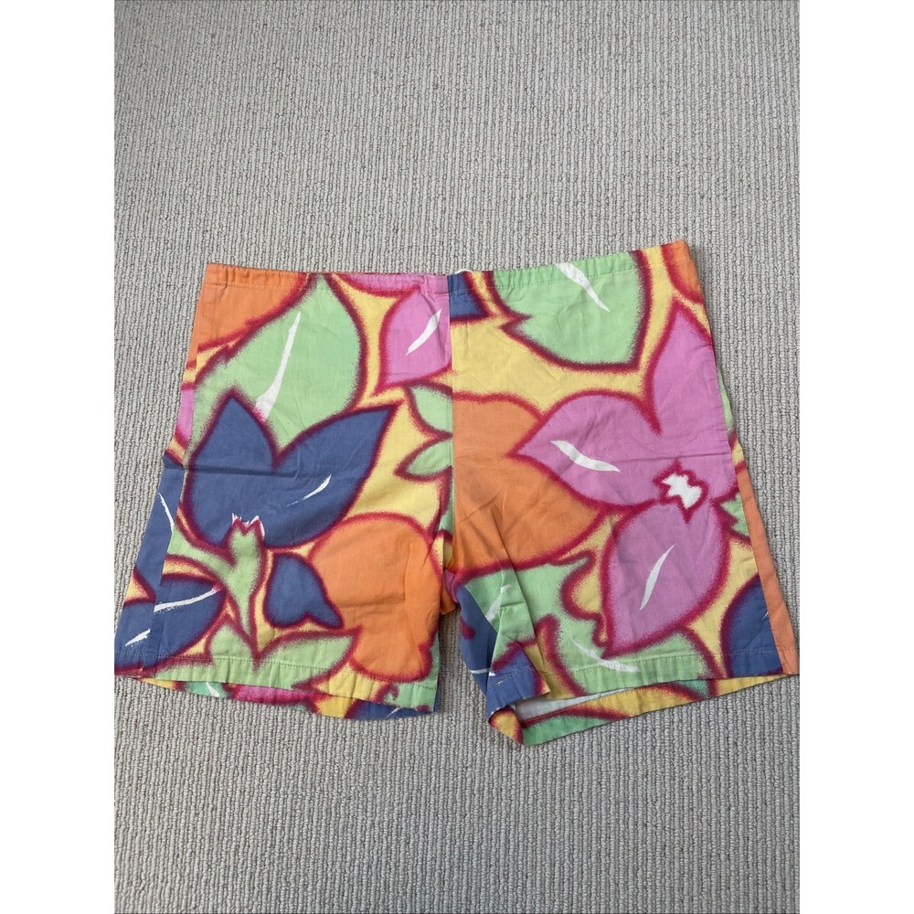 Vtg Original Surfline Jams World Shorts Mens *XL Cotton Floral Pocket Board